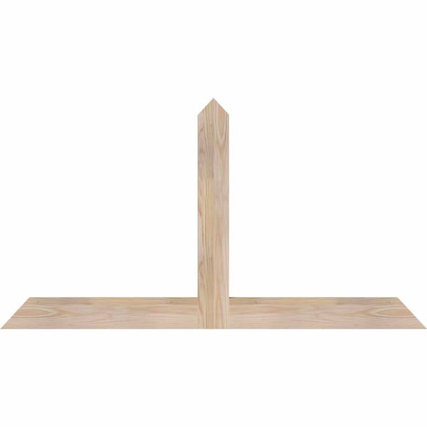 Ekena Millwork Portland Smooth Timber Gable Bracket, Douglas Fir, 48"W x 26"H x 1 1/2"D x 3 1/2"F, 13/12 Pitch GBW048X26X0204POR00SDF - main